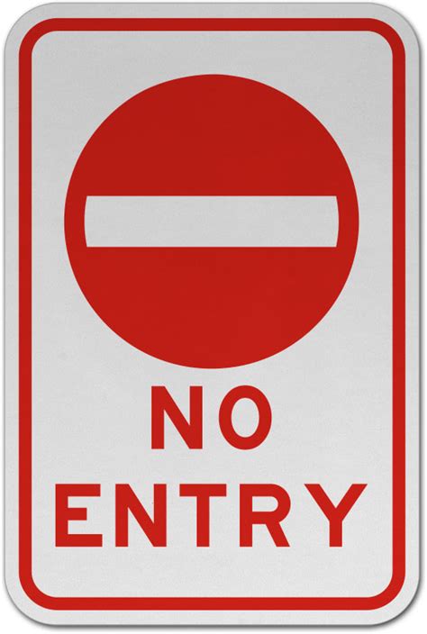 No Entry Sign Symbol