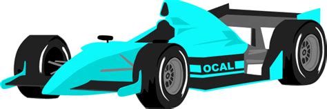 Blue Racing Car Clipart Clipart Best