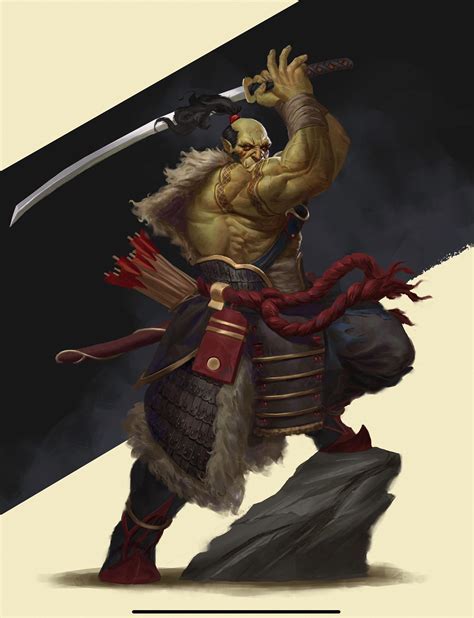 Samurai Half Orc Character Build For 5e Dandd 51 Off