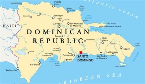 Map Haiti And Dominican Republic Share Map