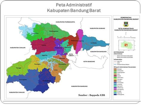 Peta Administrasi Kota Bandung