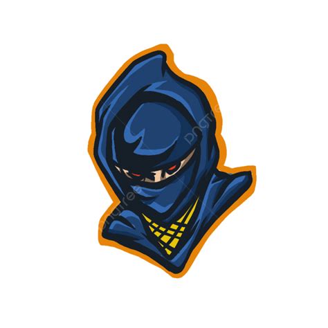 Blue Ninja Gaming Mascot Blue Ninja Mascot Logo Png Transparent