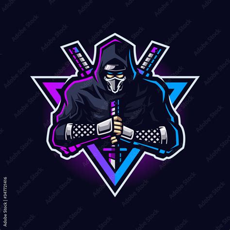 Ninja Gaming Logo Stock Vector Adobe Stock