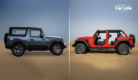 Mahindra Thar Vs Jeep Wrangler Rubicon Comparison