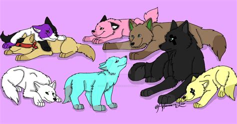 Aphmau Wolf Pack By Aphmeow 4 Ever On Deviantart