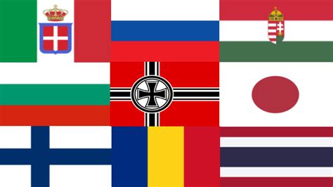 Flags Of The Ww2 Main Allies And Axis Powers Vexillology