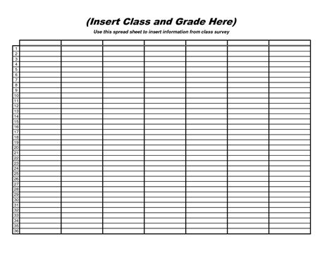 Printable Blank Excel Spreadsheet Template Printable Templates