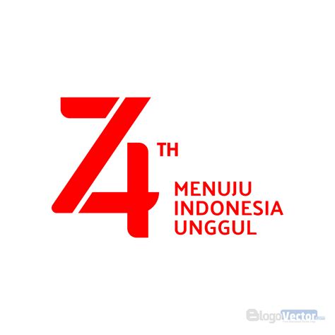 Hut Ri 74 2019 Logo Vector Cdr Blogovector