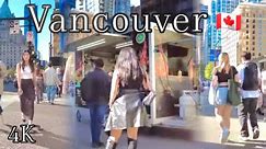 🇨🇦 [4K] Life in Downtown Vancouver, BC Canada 2024