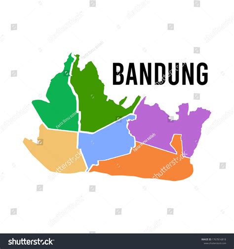 Peta Kota Bandung Maps Bandung Hình Minh Họa Có Sẵn 1767816818