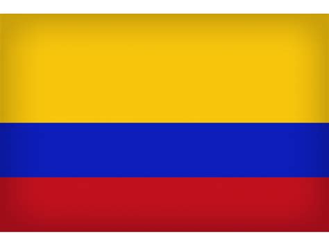 Colombia Large Flag Png Transparent Image