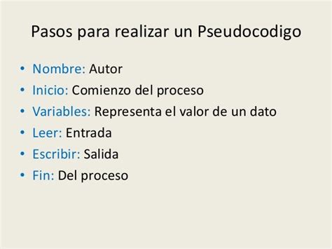 Pseudocodigo