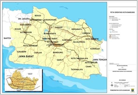 Peta Topografi Kota Bandung Lasopahelp