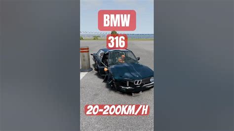 27 Bmw 316 20 200kmh Beamngdrive Youtube