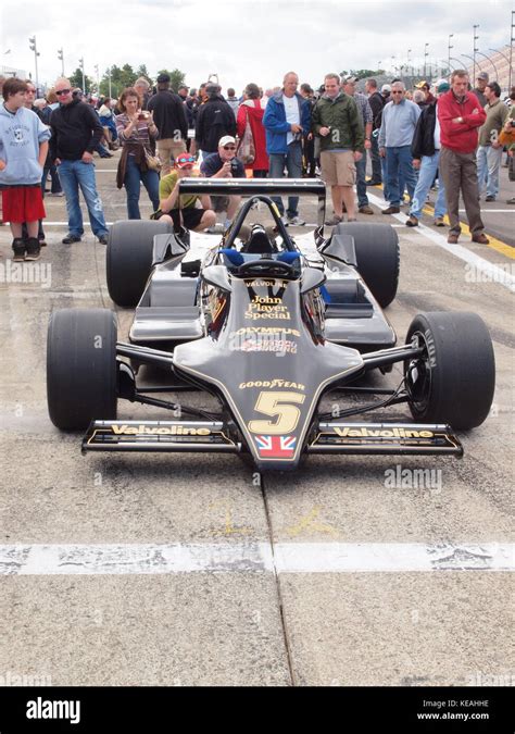 Lotus Formula 1 Car At Watkins Glen Vintage Races Hi Res Stock