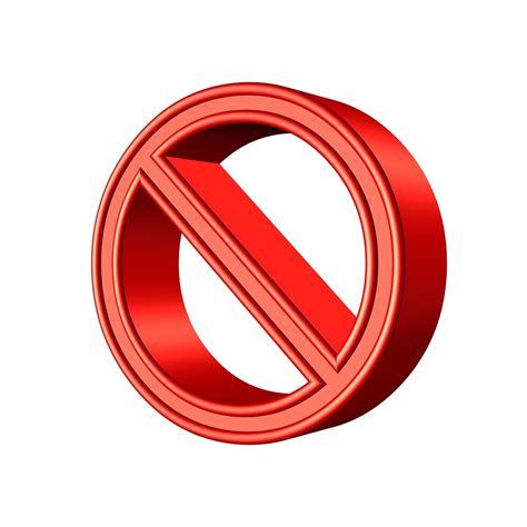 No Entry Sign Symbol