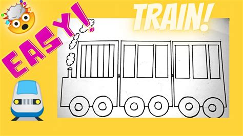 How To Draw A Train Step By Step Youtube