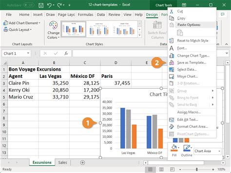 Excel Chart Templates Customguide