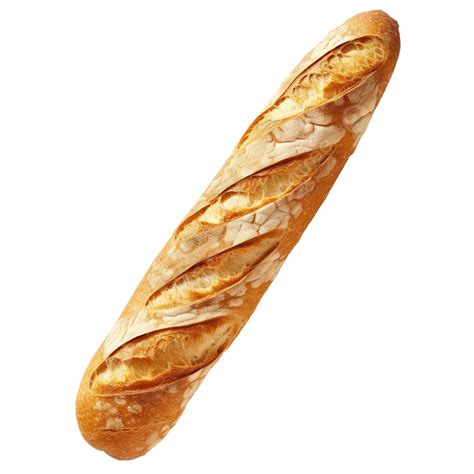 Baguette Bread Cutout Png File Bread Loaf White PNG Transparent