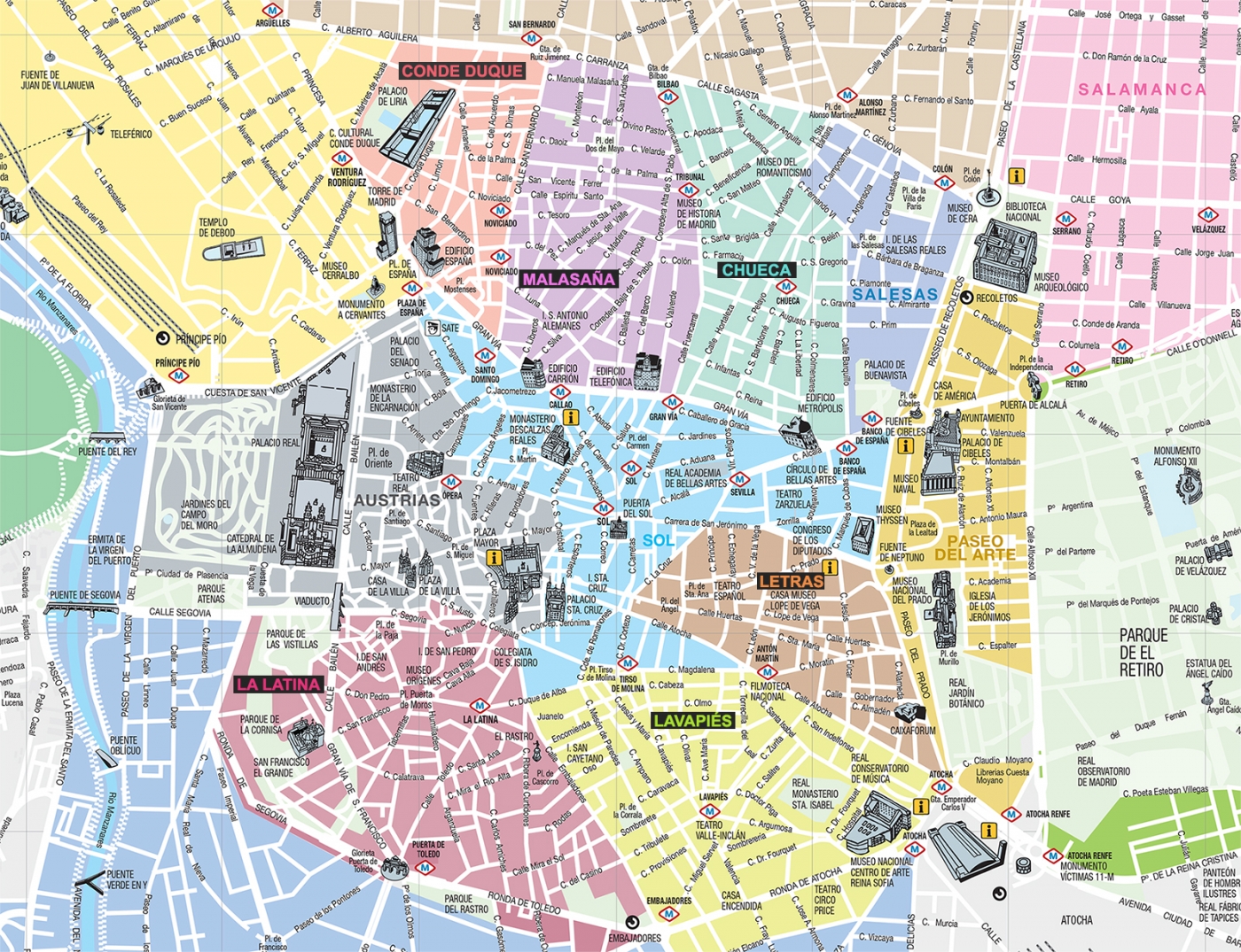 Mapa De Madrid Espana | Images and Photos finder