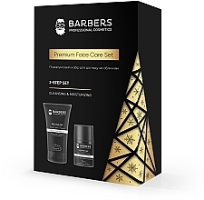 Подарунковий новорічний набір для чоловіків Barbers Face Care Gift Set (gel/150 ml + cr/50 ml)