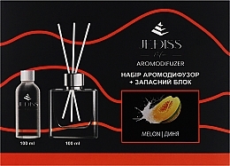 Набор "Дыня" Jediss (diff/100ml + diff/refill/100ml + sticks/5pcs)