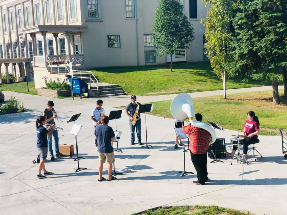 Summer Music Academy students performing at UAF