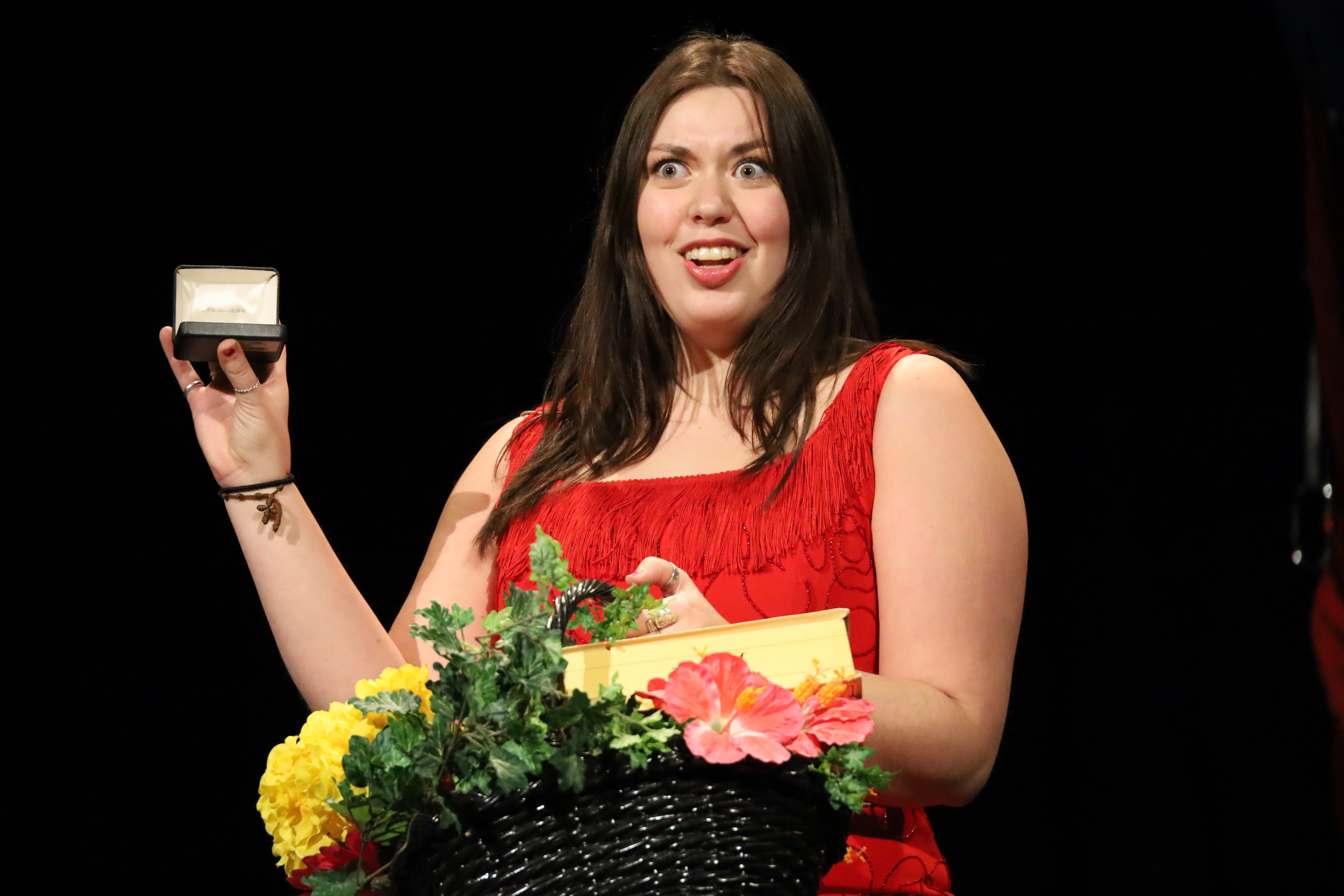 Madeline Andriesen, a current student from the UAF Music Department performs 