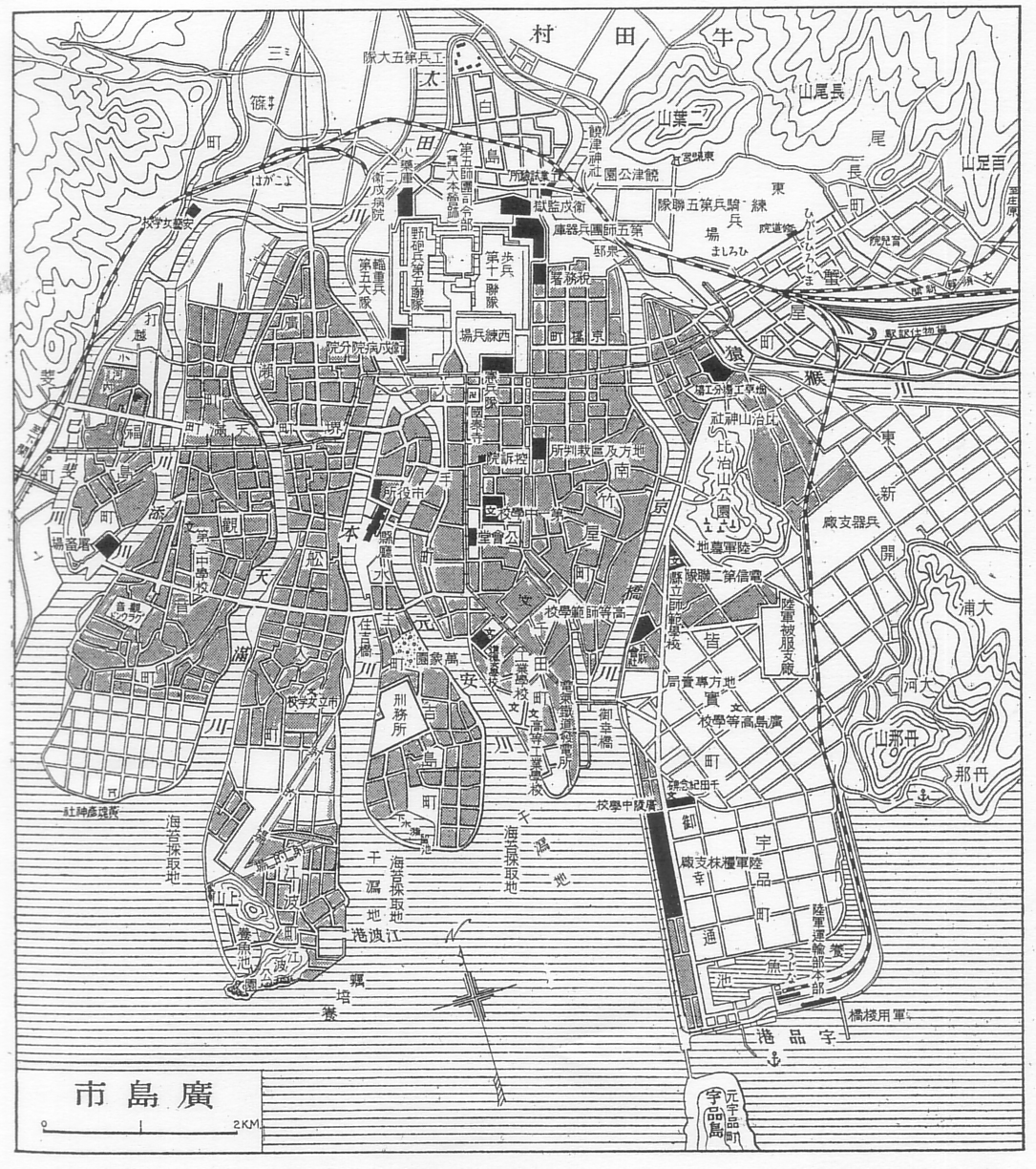 1930年頃の地図