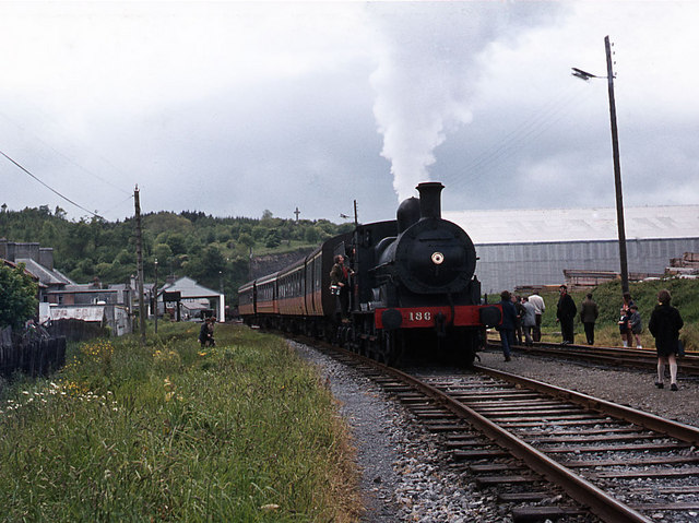 File:Steam train at Foynes - geograph.org.uk - 2432495.jpg