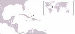 Location of Turks and Caicos Islands