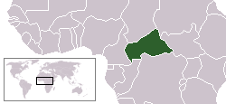 Repubblica Centrafricana - Localizzazione