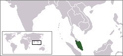 Malesia britannica - Localizzazione