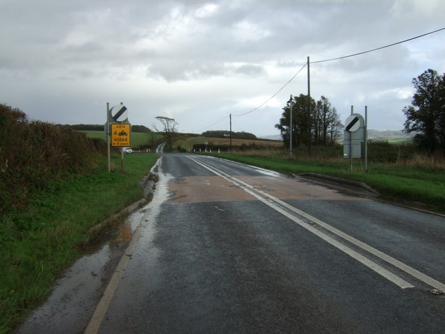 File:A374 leaving Antony - geograph.org.uk - 4248406.jpg