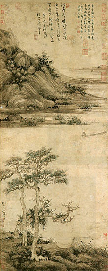 Wu Zhen, Hermit Fisherman on Lake Dongting