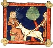 Chasse à la licorne, du Bestiaire