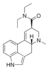 Estrutura química do LSD