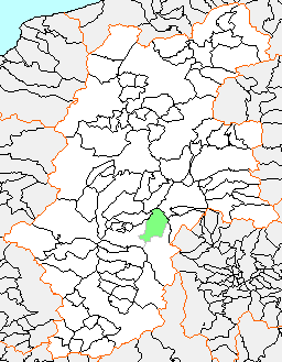 高遠町の県内位置図