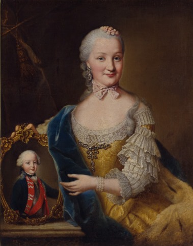 File:Johann Georg Ziesenis - Maria Franziska von Pfalz-Sulzbach (portrait between 1753 and 1755) - Landesmuseum Württemberg.jpg