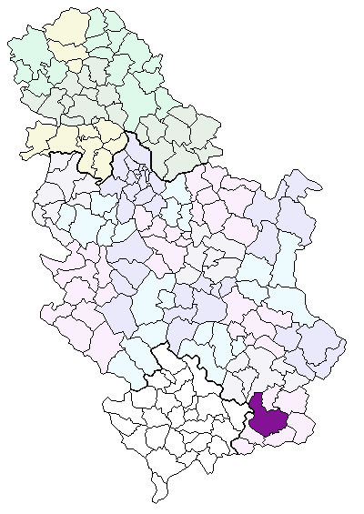 karta srbije vranje Grad Vranje   Wikipedia karta srbije vranje