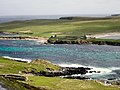 Noss sound from Bressay with Isle of Noss in the background,