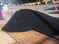 Image 129Pile of asphalt-covered aggregate for formation into asphalt concrete (from Oil refinery)