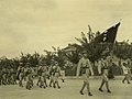 Troops marching