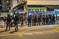 大量防暴警員在鳳攸北街一帶