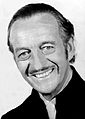 David Niven in 1973 (Foto: Allan Warren) overleden op 29 juli 1983