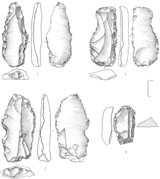 Figure 9. Middle Palaeolithic retouched tools from Mundafan, in chert.png