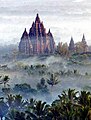 Prambanan temple compound in Indonesia.