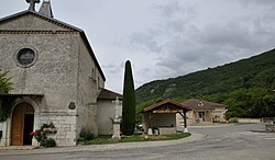 Skyline of La Baume-d'Hostun