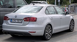 Volkswagen Jetta VI GLI - right rear view