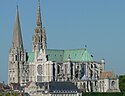 Chartres Cathedral, an example of French Gothic architecture